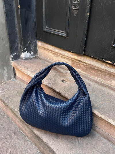 Woven Bag - Women's Everyday Waterproof Shoulder Bag with Zipper-Grace Aura