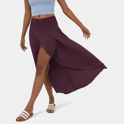 Wrap Skirt - Asymmetrical - Flowy - Midi Skirt - Summer Skirt-Grace Aura