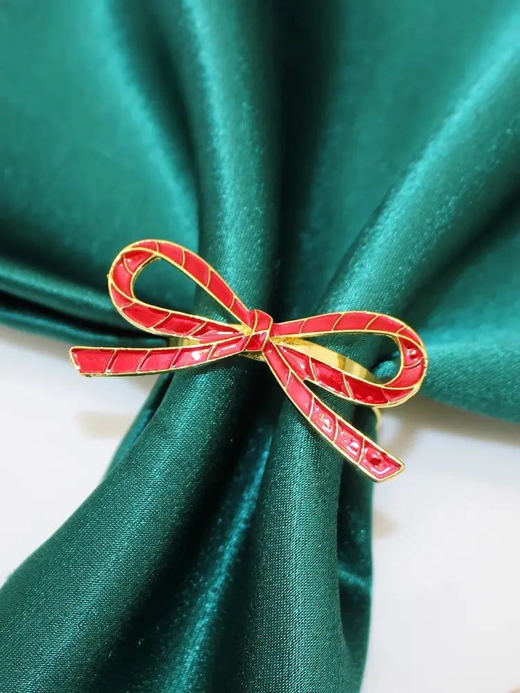 Xmas Napkin Rings | Decoration | Serviette Rings | Festive Napkin Rings | Christmas Rings for Napkins-Grace Aura