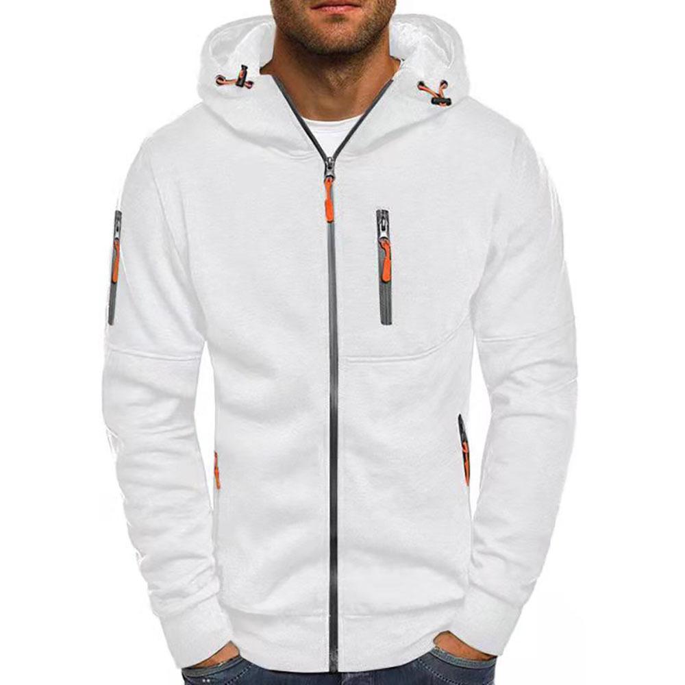 Zipper Hoodie - Casual - Warm - Zip-Up Hoodie - Men's Hoodie-Grace Aura