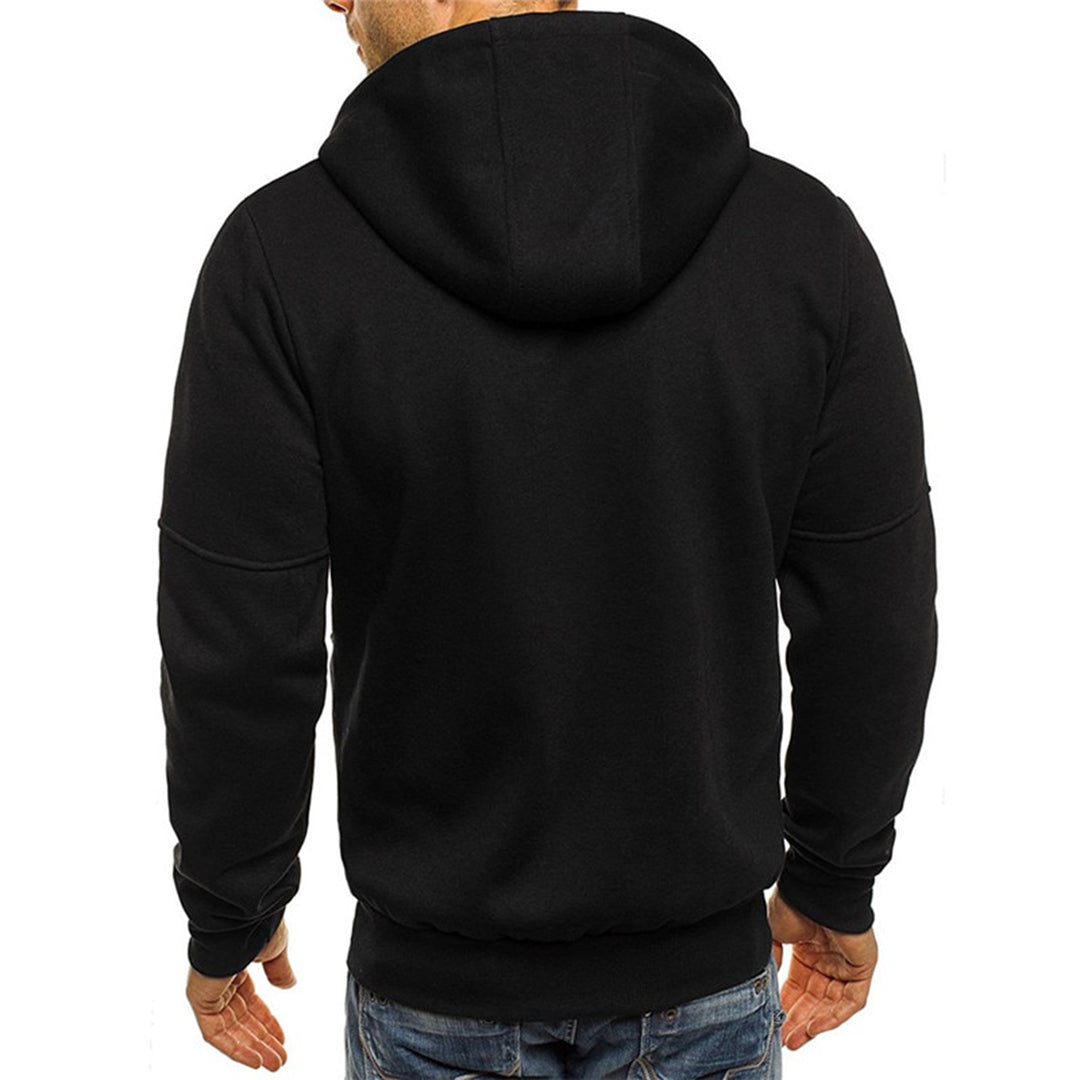 Zipper Hoodie | Warm | Pockets | Zip-Up Hoodie | Men's Hoodie-Grace Aura