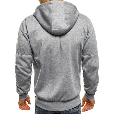 Zipper Hoodie | Warm | Pockets | Zip-Up Hoodie | Men's Hoodie-Grace Aura
